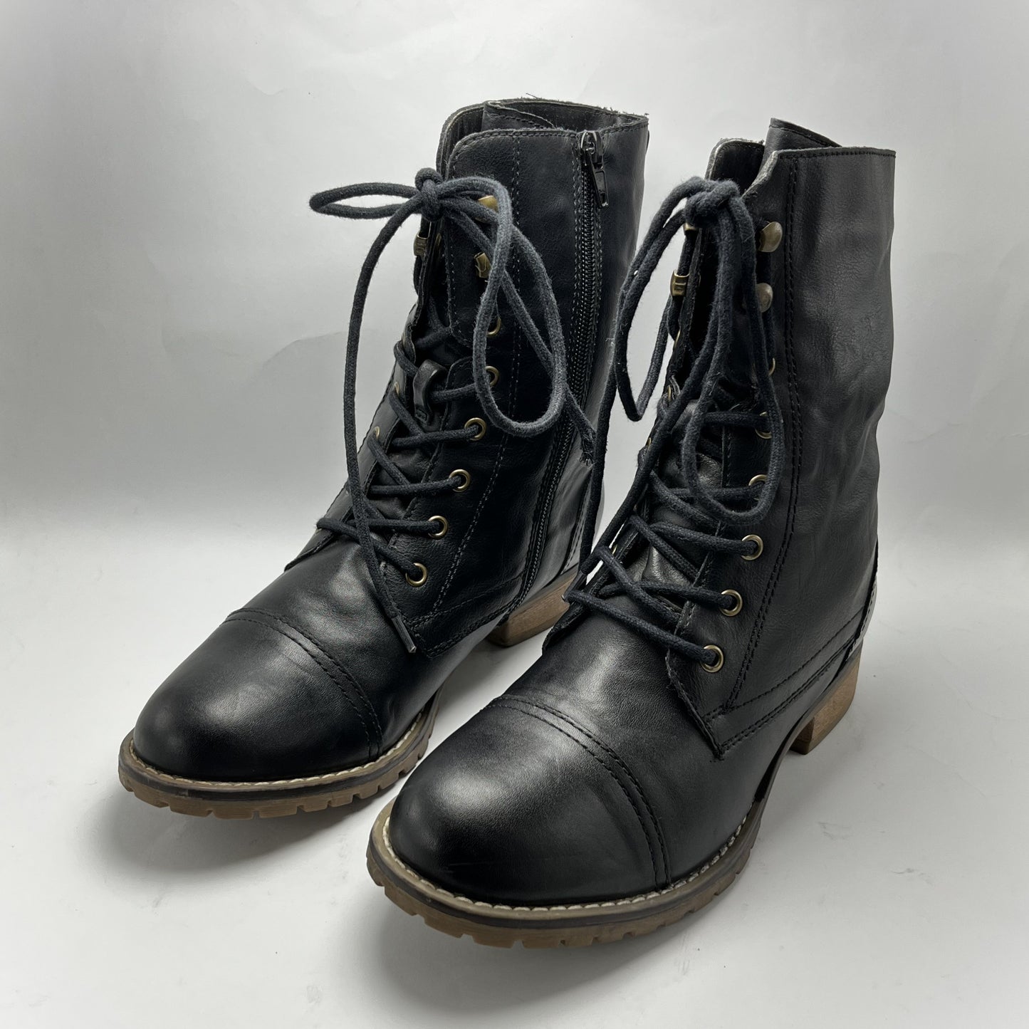 Graceland | Black Boots | 100% Genuine Leather