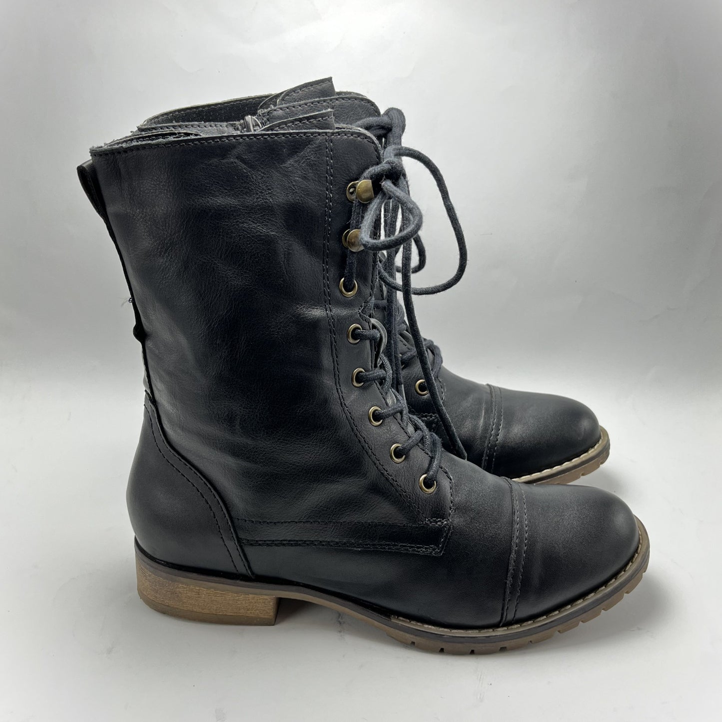 Graceland | Black Boots | 100% Genuine Leather