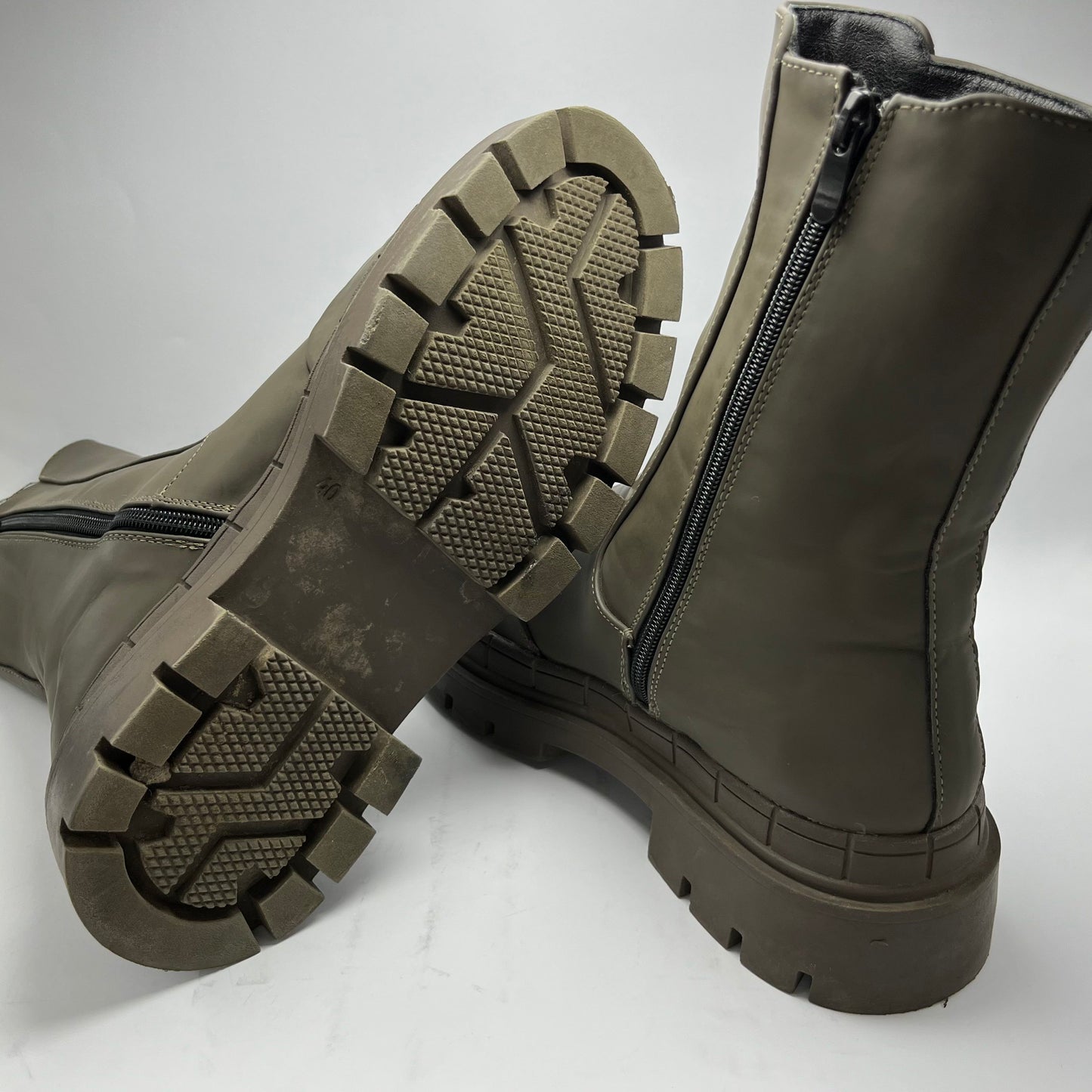 European Brand | Green Boots | 100% Genuine Leather