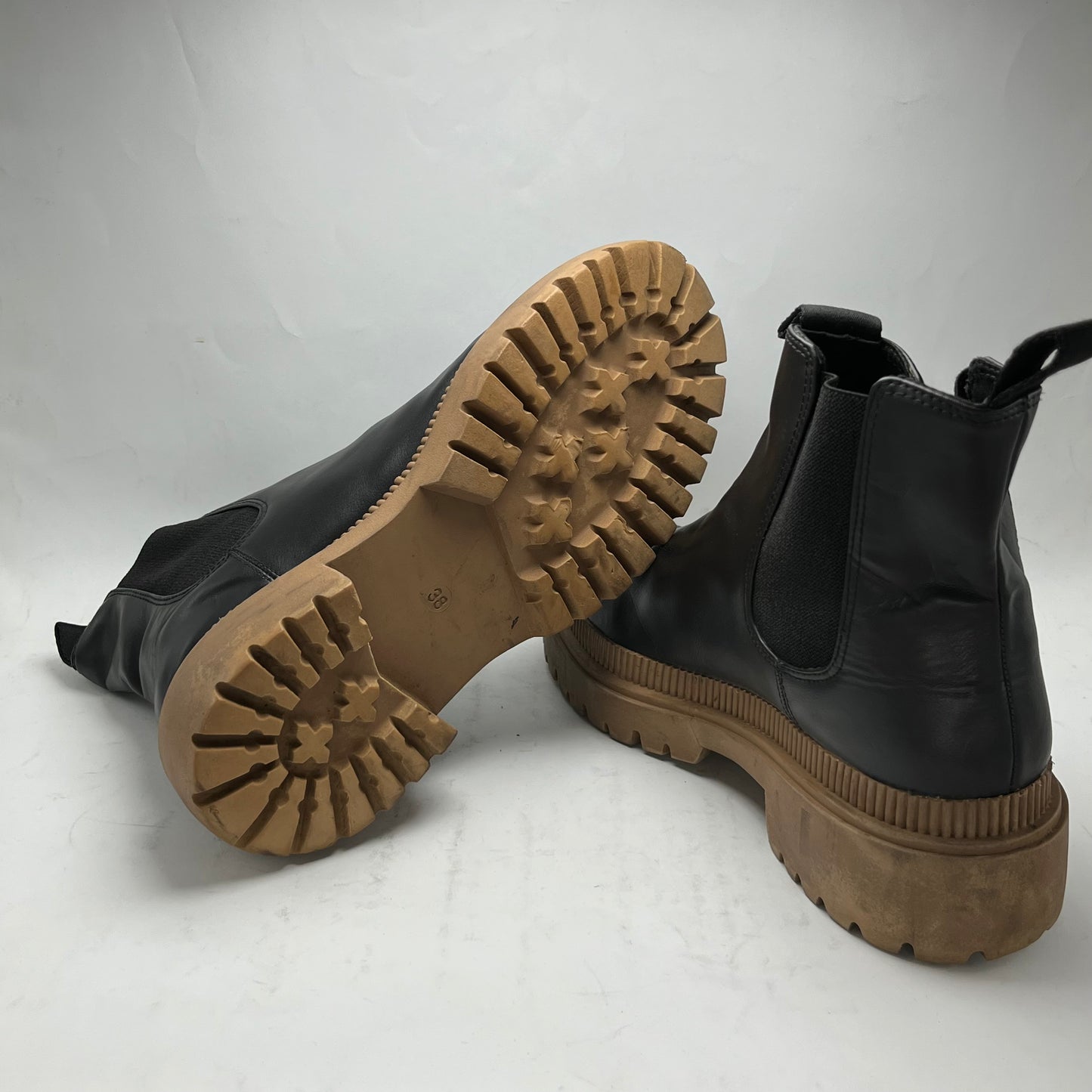 European Brand | Black Boots | 100% Genuine Leather
