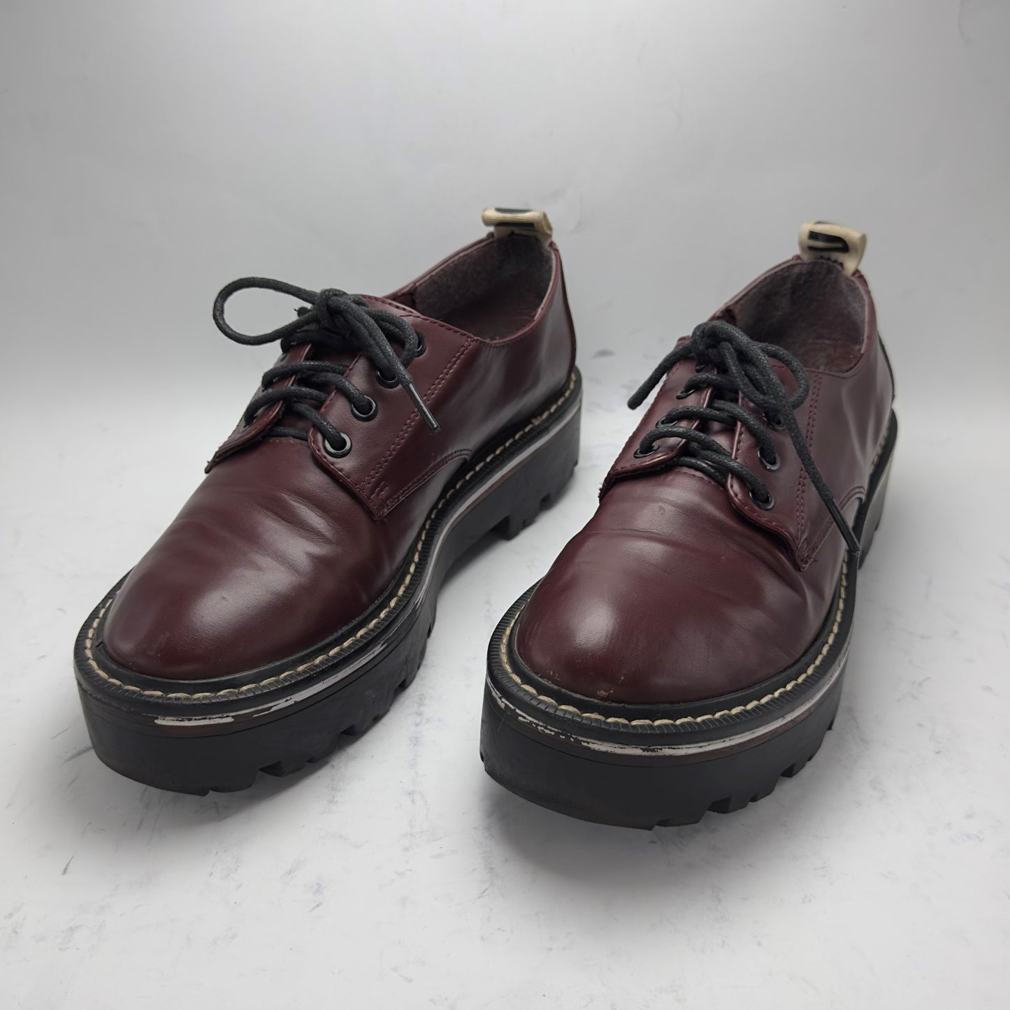Stradivarius | Maroon Boots | 100% Genuine Leather