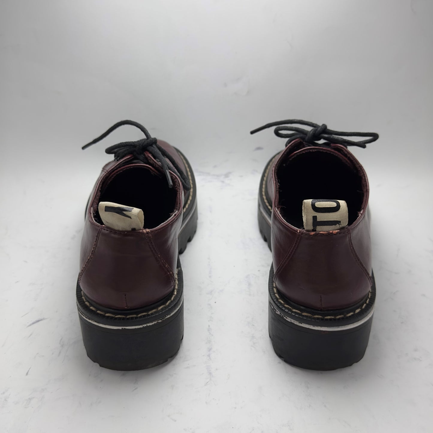 Stradivarius | Maroon Boots | 100% Genuine Leather