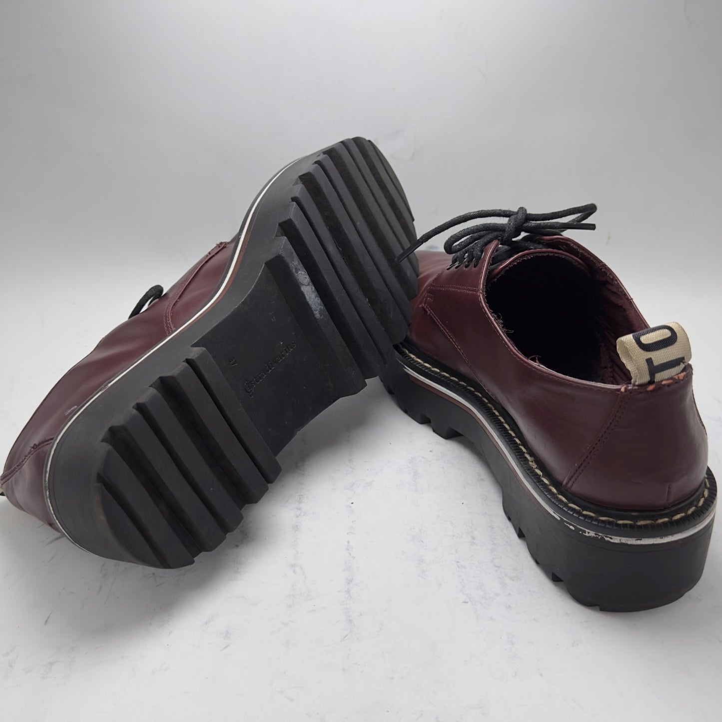 Stradivarius | Maroon Boots | 100% Genuine Leather