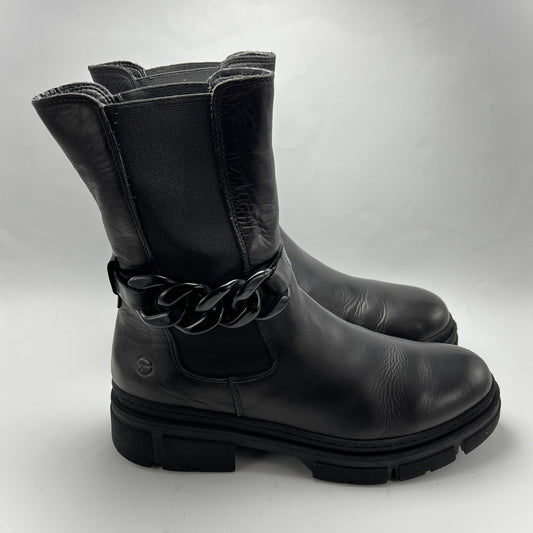 Tamaris | Black Boots | 100% Genuine Leather