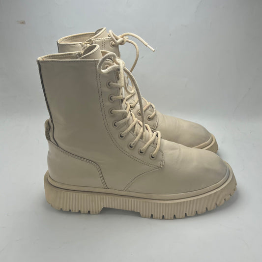 ZARA | Off White Boots | 100% Genuine Leather