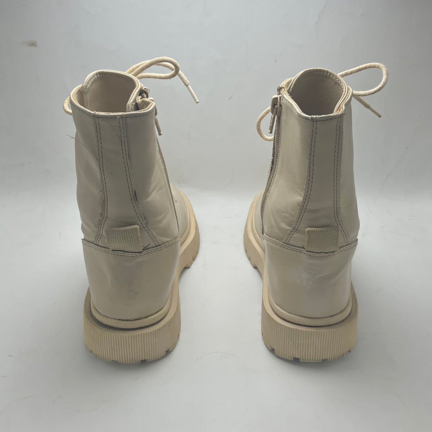 ZARA | Off White Boots | 100% Genuine Leather