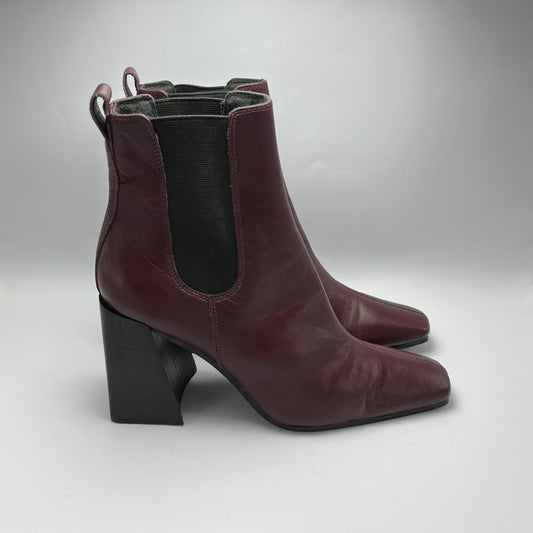 Top Shop | Maroon Boots | 100% Genuine Leather