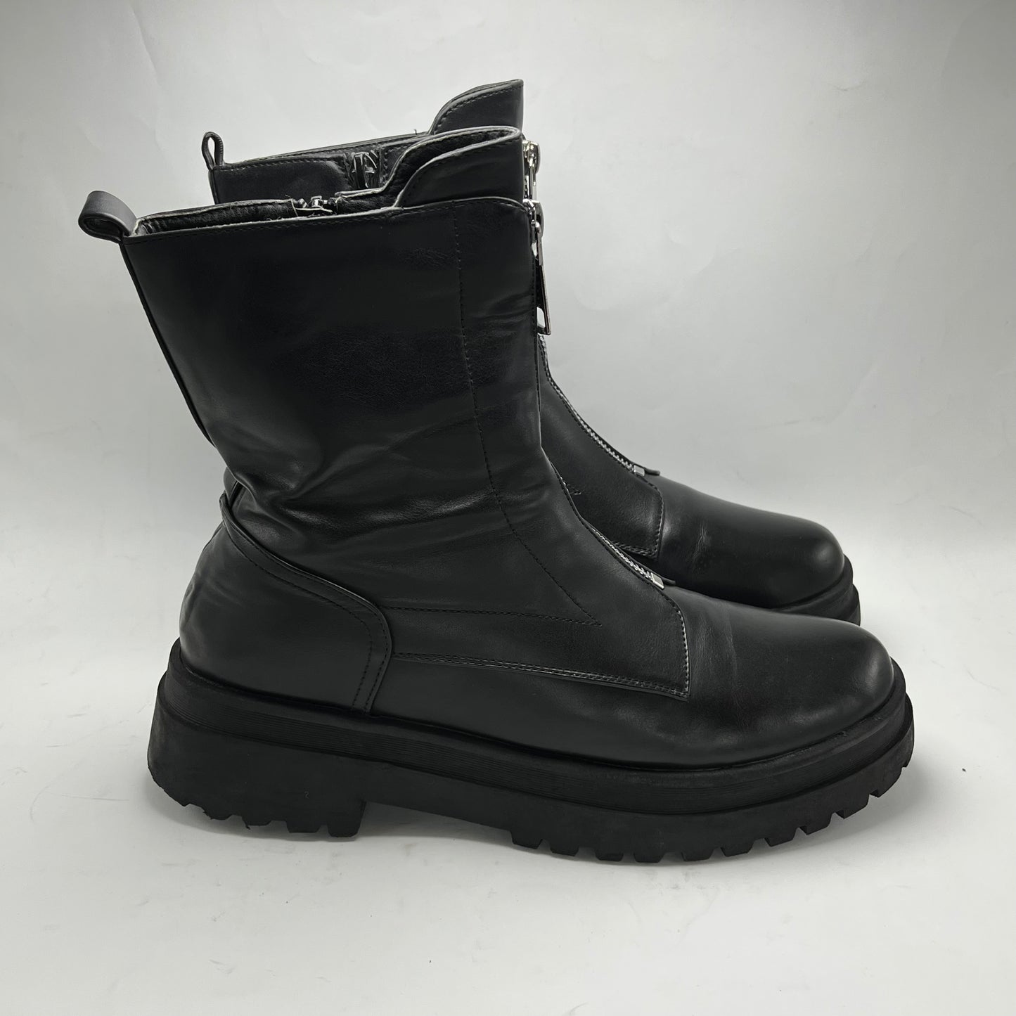 European Brand | Black Boots | 100% Genuine Leather