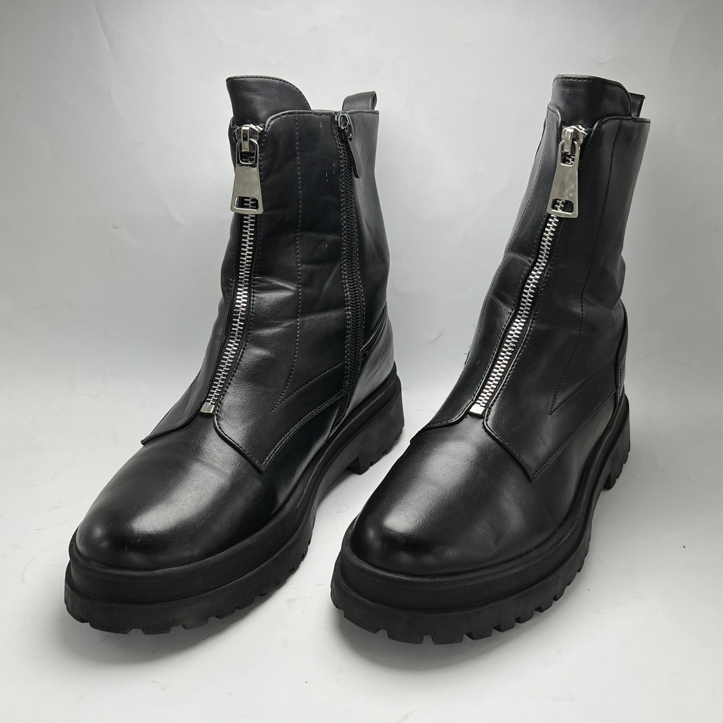 European Brand | Black Boots | 100% Genuine Leather