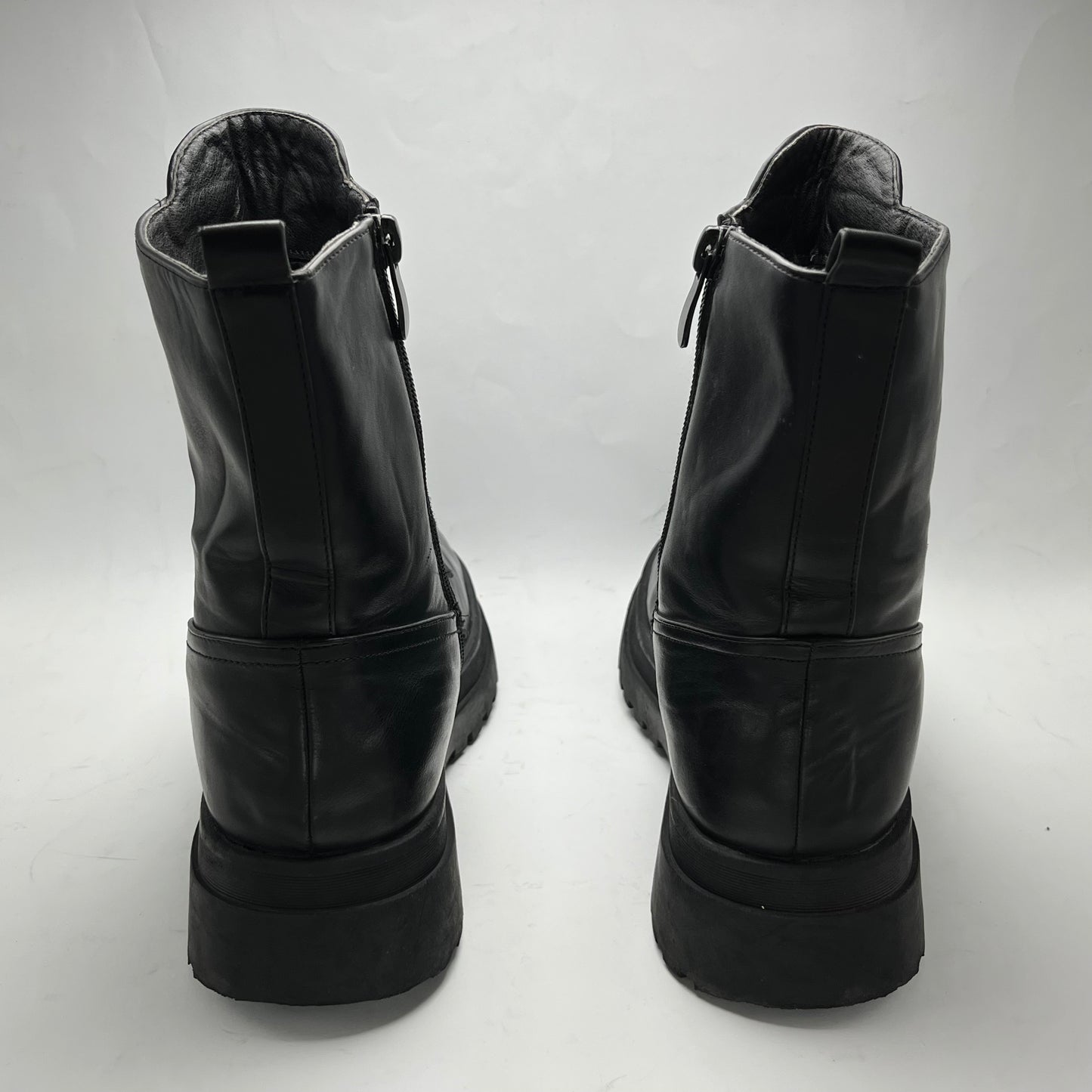 European Brand | Black Boots | 100% Genuine Leather