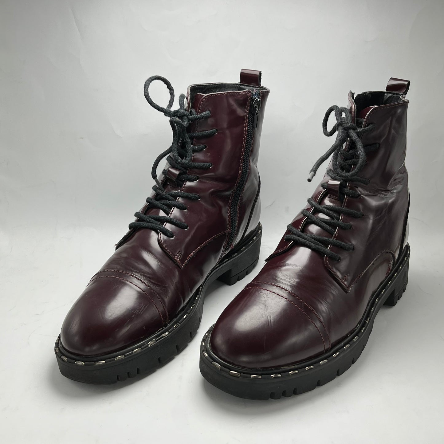 European Brand | Maroon Boots | 100% Genuine Leather