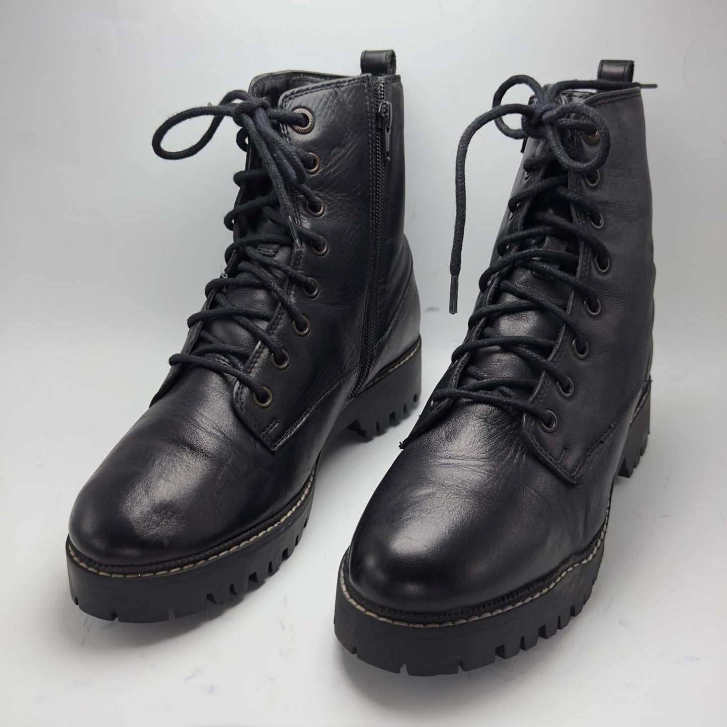 Next | Black Boots | 100% Genuine Leather