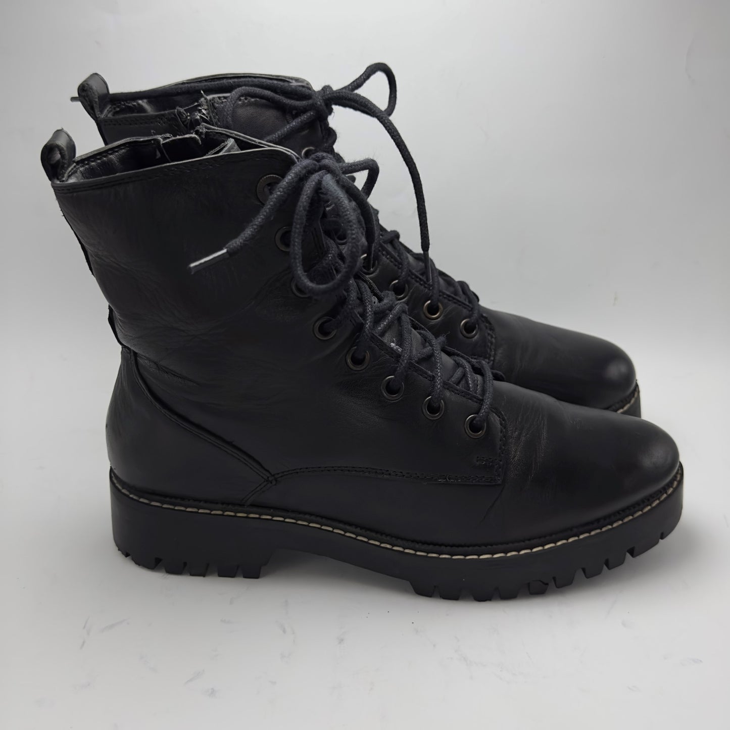 Next | Black Boots | 100% Genuine Leather