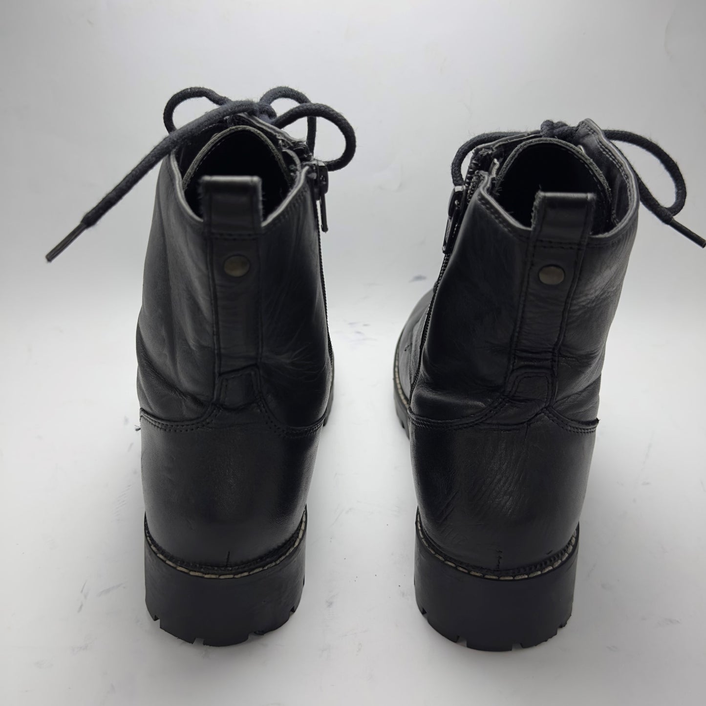 Next | Black Boots | 100% Genuine Leather