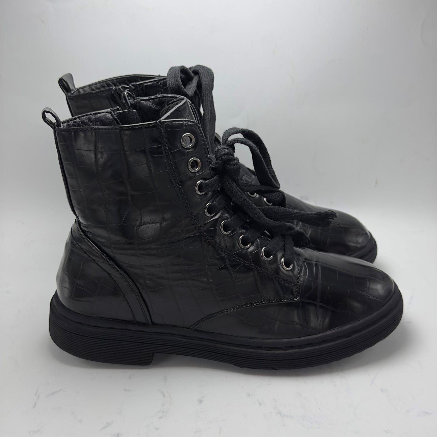 European Brand | Black Boots | 100% Genuine Leather