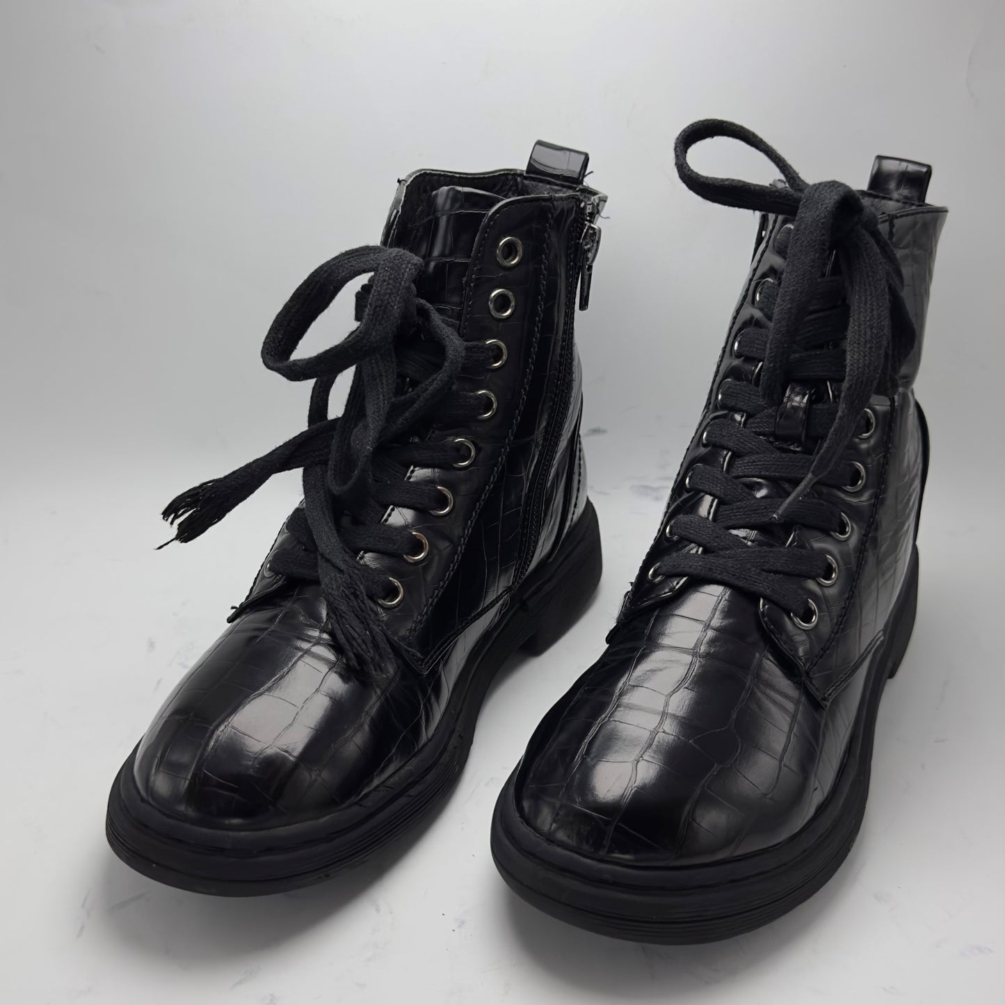 European Brand | Black Boots | 100% Genuine Leather