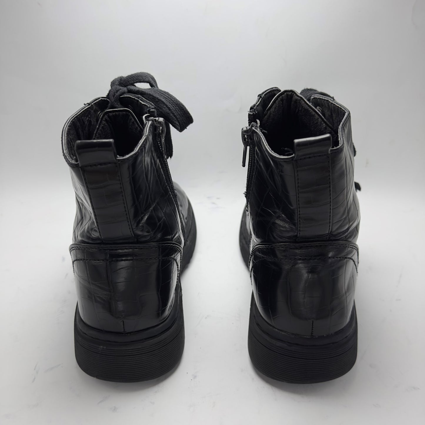 European Brand | Black Boots | 100% Genuine Leather