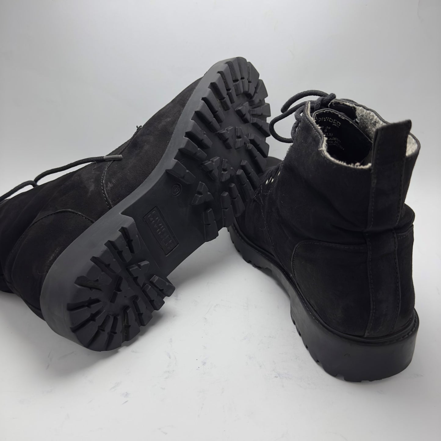 H&M | Black Boots | 100% Genuine Suede Leather