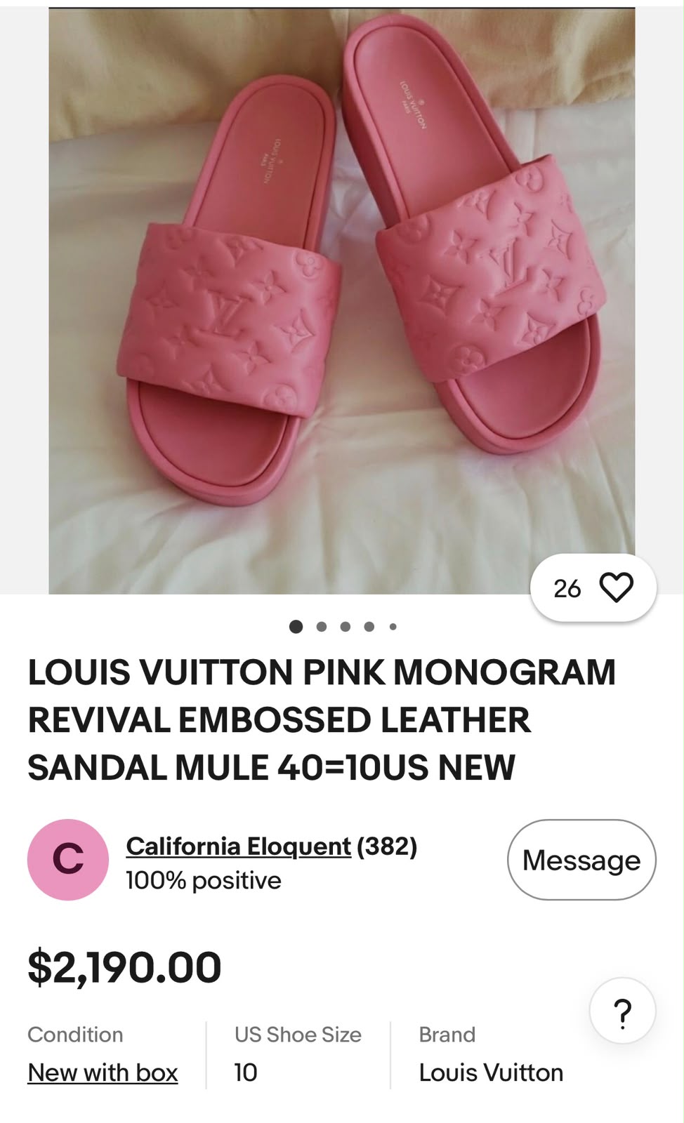 LOUIS VUITTON | Eur 37